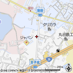 大阪府貝塚市浦田11周辺の地図