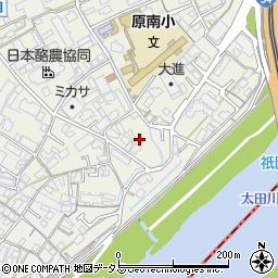 広島県広島市安佐南区西原2丁目25周辺の地図