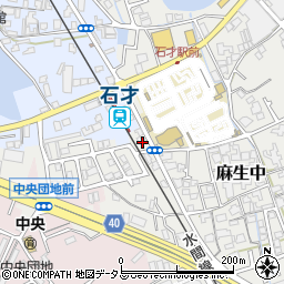 大阪府貝塚市麻生中518周辺の地図