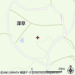 兵庫県淡路市深草89周辺の地図