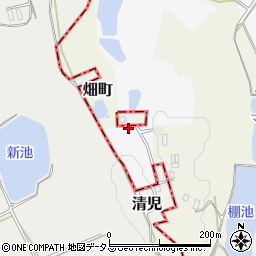 大阪府岸和田市極楽寺町745周辺の地図
