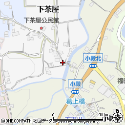 奈良県御所市下茶屋周辺の地図