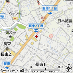 祇園長束パークマンション周辺の地図