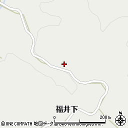 山口県萩市福井下1192周辺の地図