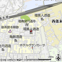 福美人酒造株式会社周辺の地図