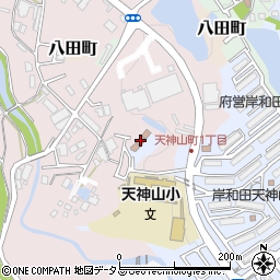 岸和田市教育センター周辺の地図