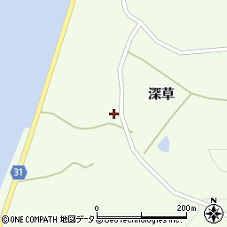 兵庫県淡路市深草118周辺の地図