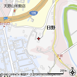 大阪府河内長野市日野245周辺の地図