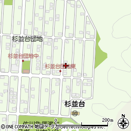 広島県広島市佐伯区杉並台58-8周辺の地図