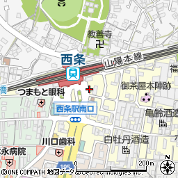 アパマンショップ西条駅前店周辺の地図