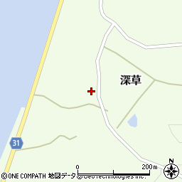 兵庫県淡路市深草120周辺の地図