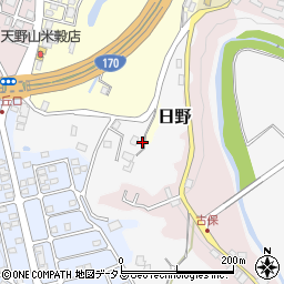 大阪府河内長野市日野242周辺の地図