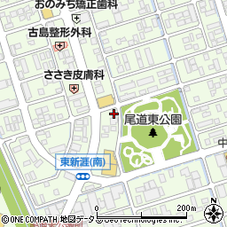 勉強堂 東尾道店周辺の地図