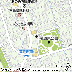 勉強堂東尾道暢適庵周辺の地図