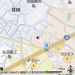 大阪府貝塚市窪田3周辺の地図