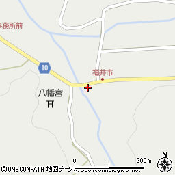 山口県萩市福井下3578周辺の地図
