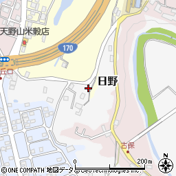 大阪府河内長野市日野239周辺の地図