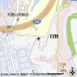 大阪府河内長野市日野243周辺の地図