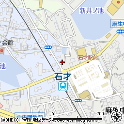 大阪府貝塚市石才818-15周辺の地図