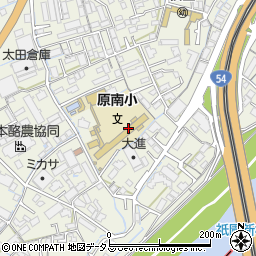 広島市立　原南放課後児童クラブ周辺の地図