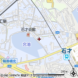 大阪府貝塚市石才511周辺の地図