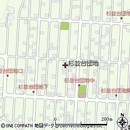 広島県広島市佐伯区杉並台14-12周辺の地図