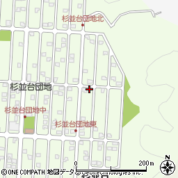 広島県広島市佐伯区杉並台58-11周辺の地図