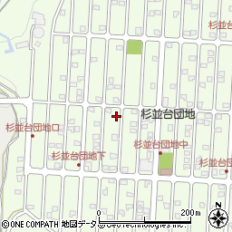 広島県広島市佐伯区杉並台13-12周辺の地図