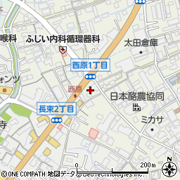 広島県広島市安佐南区西原2丁目28周辺の地図