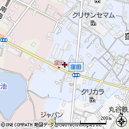 大阪府貝塚市窪田108-5周辺の地図