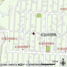 広島県広島市佐伯区杉並台13-11周辺の地図