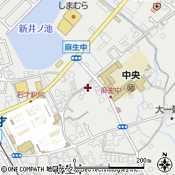 大阪府貝塚市麻生中786駐車場周辺の地図