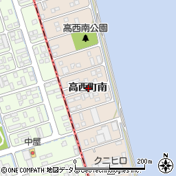 広島県福山市高西町南周辺の地図