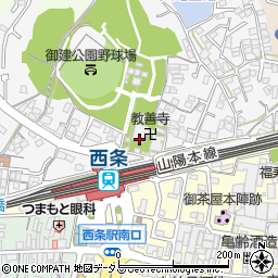 広島県東広島市西条町西条330周辺の地図