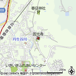 因光寺周辺の地図