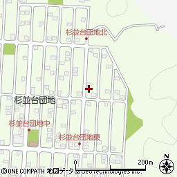 広島県広島市佐伯区杉並台61-9周辺の地図