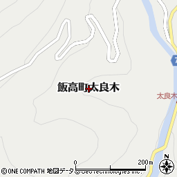 三重県松阪市飯高町太良木周辺の地図