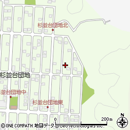 広島県広島市佐伯区杉並台62-8周辺の地図