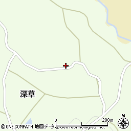 兵庫県淡路市深草41周辺の地図