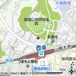 広島県東広島市西条町西条469周辺の地図