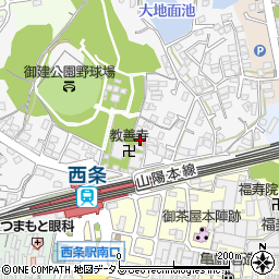 広島県東広島市西条町西条324周辺の地図