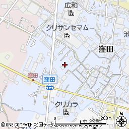 大阪府貝塚市窪田113周辺の地図