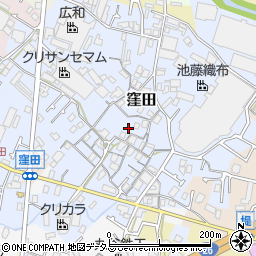 大阪府貝塚市窪田264-1周辺の地図