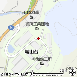 奈良県御所市城山台周辺の地図