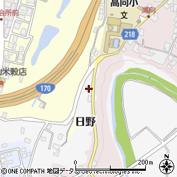 大阪府河内長野市日野218周辺の地図