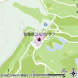 秋津原ゴルフクラブ周辺の地図