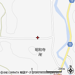山口県萩市吉部下広瀬下周辺の地図