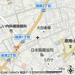 広島県広島市安佐南区西原2丁目15周辺の地図