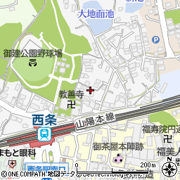 広島県東広島市西条町西条313周辺の地図