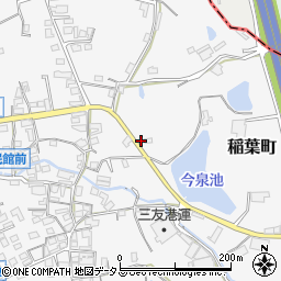 大阪府岸和田市稲葉町980周辺の地図